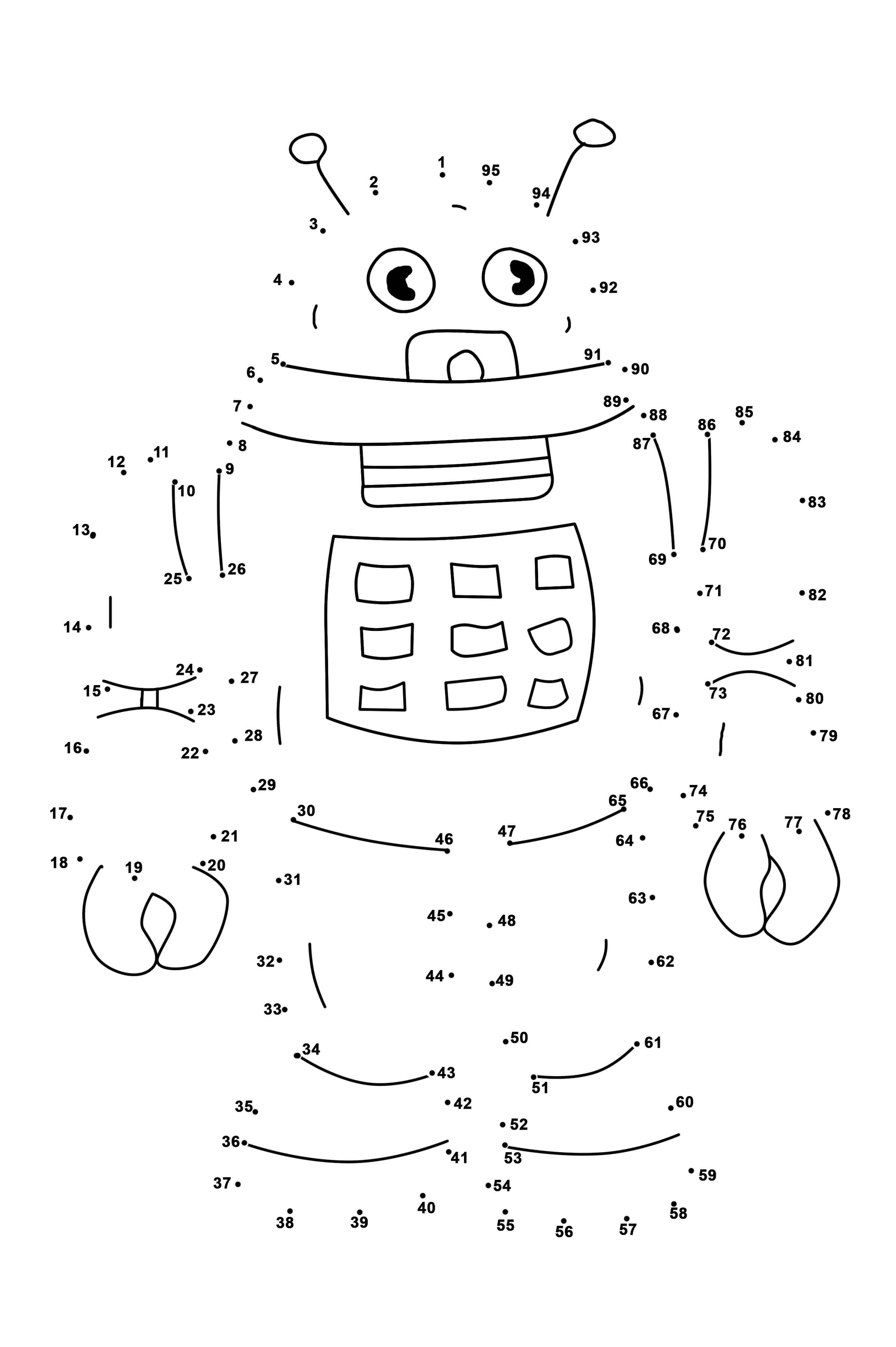 Free Dot To Dot Printables