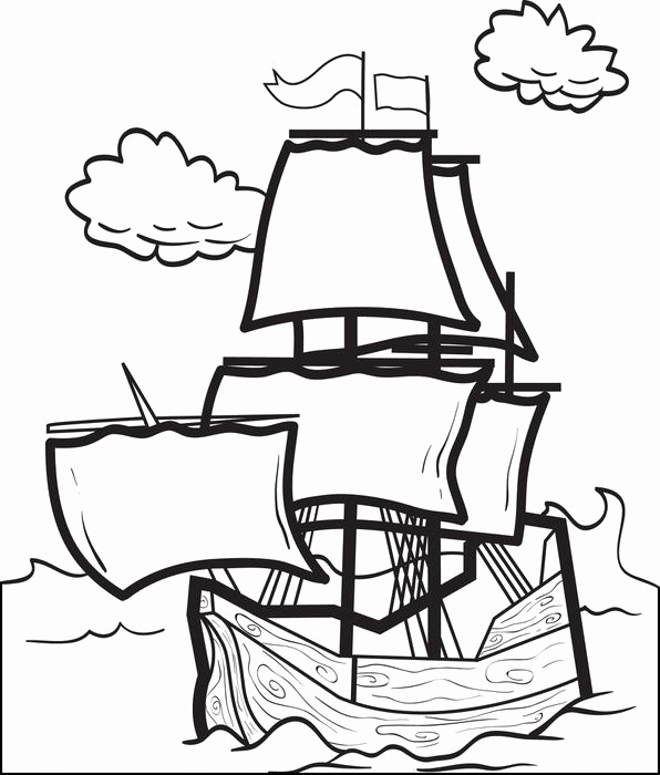 Mayflower Coloring Pages Best Coloring Pages For Kids