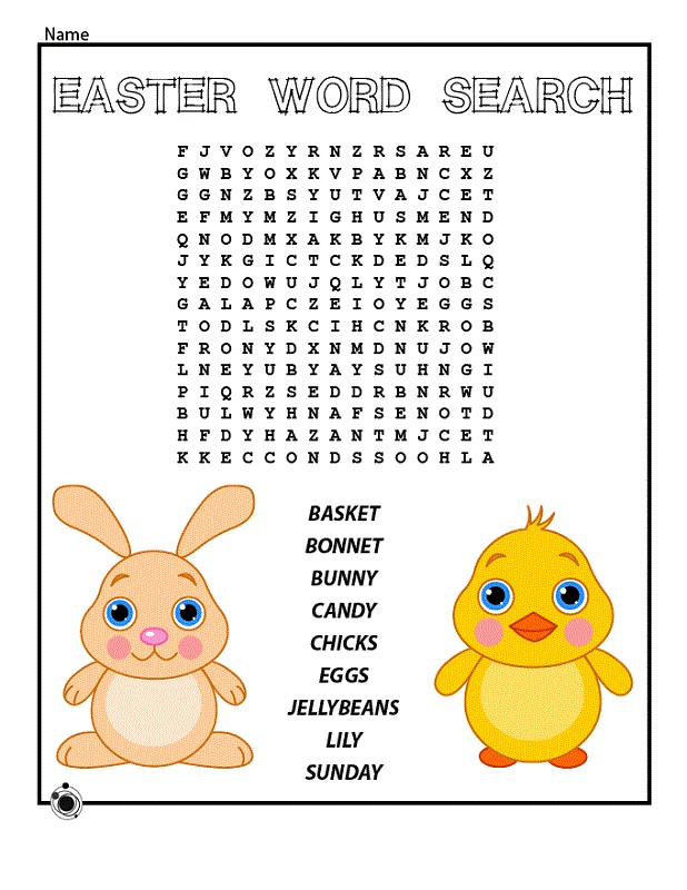 Easy Word Search for Kids