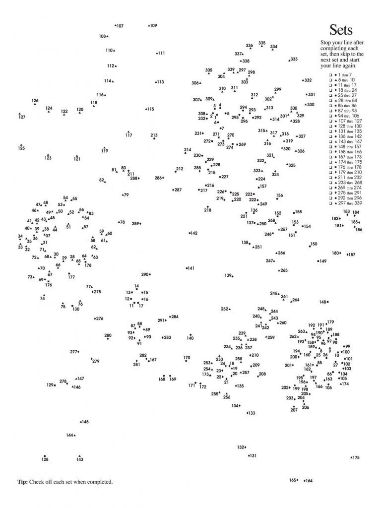 Extreme Connect the Dots for Adults Printables