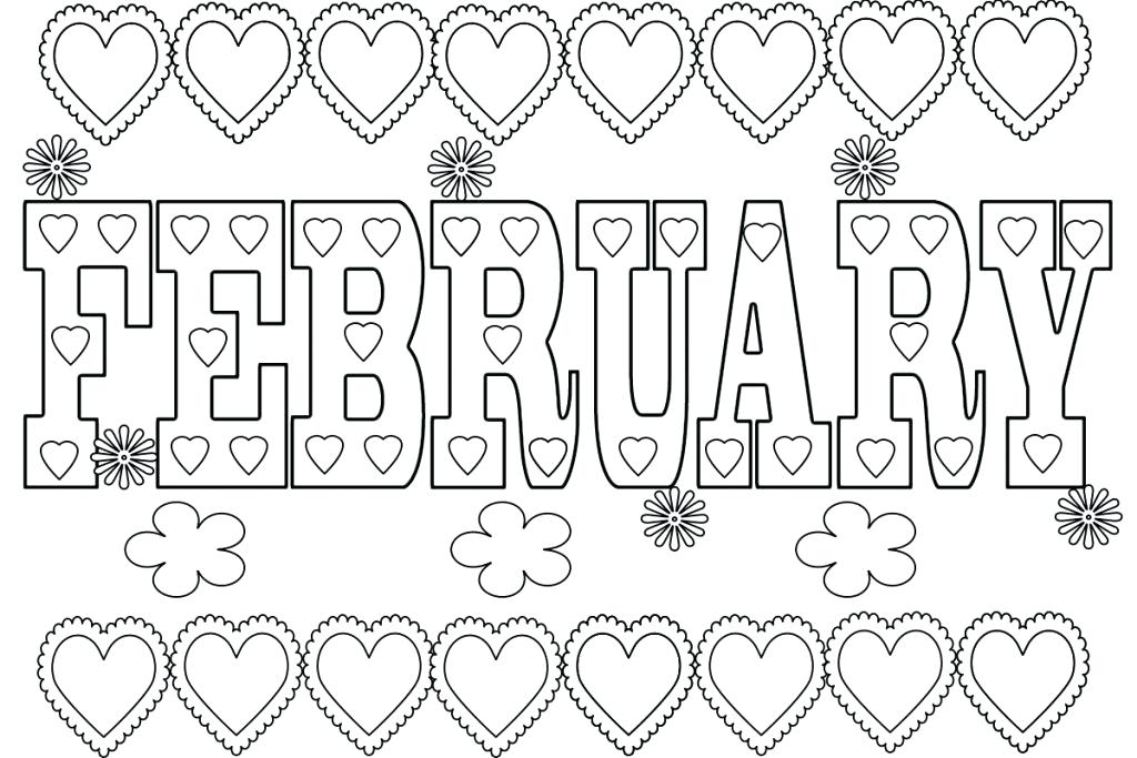 February Coloring Pages Best Coloring Pages For Kids