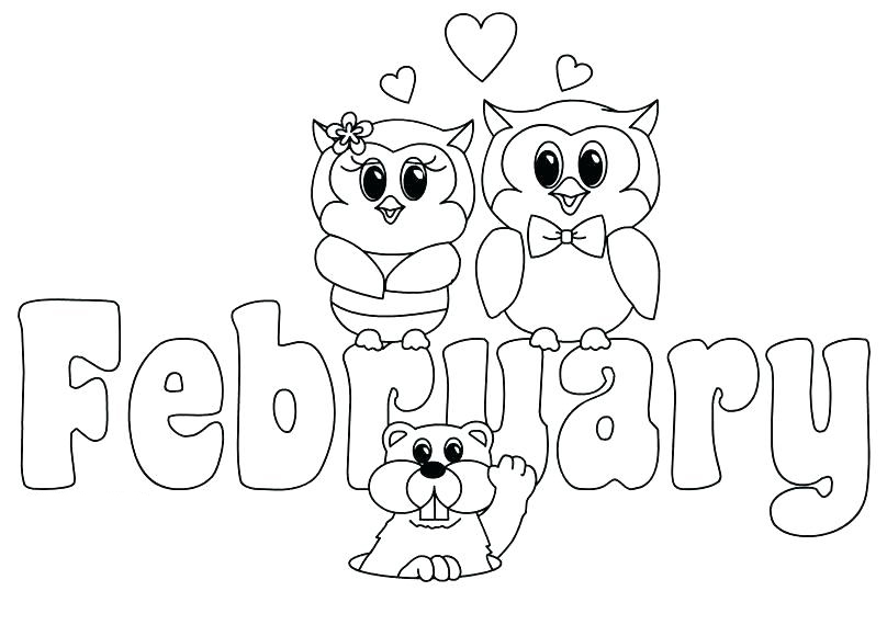 February Coloring Pages Best Coloring Pages For Kids