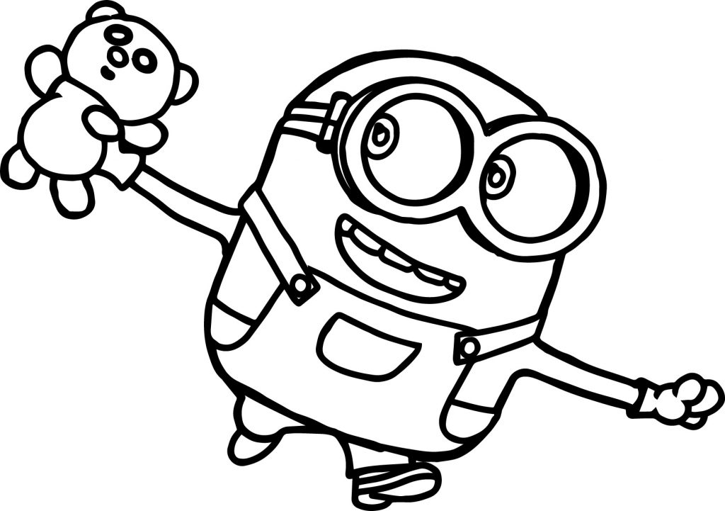 Funny Coloring Pages Minion