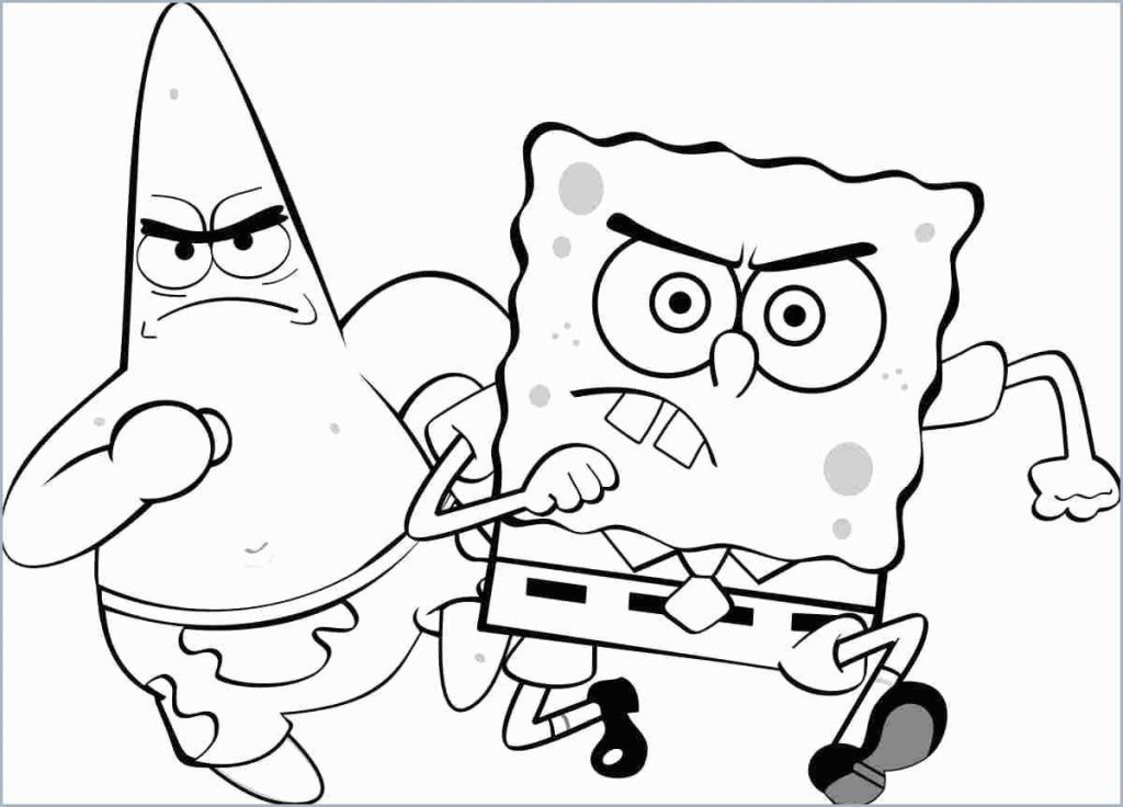 Funny Coloring Pages Spongebob
