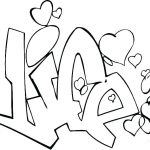Graffiti Coloring Pages for Teens and Adults