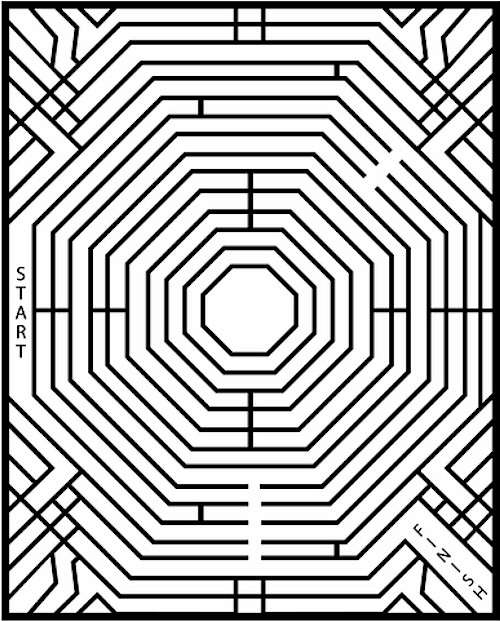Maze Puzzle Medium Hard