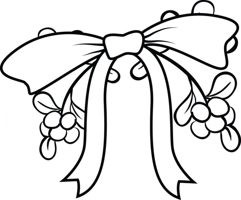 Mistletoe Coloring Pages - Best Coloring Pages For Kids