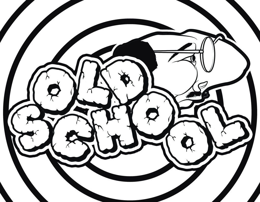 Old School - Graffiti Coloring Pages