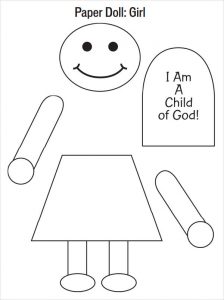 Paper Doll Template - Best Coloring Pages For Kids