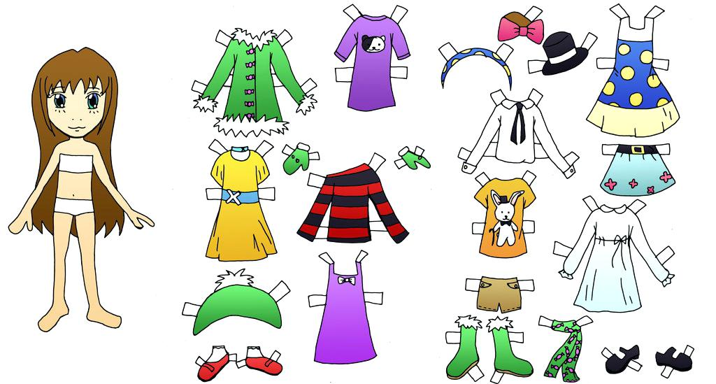 free printable paper dolls and clothes