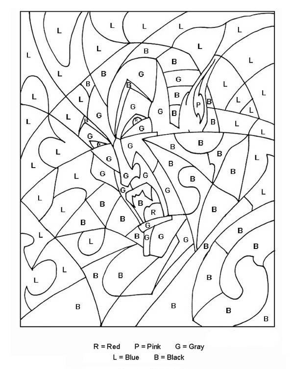 Color By Letters Coloring Pages - Best Coloring Pages For Kids