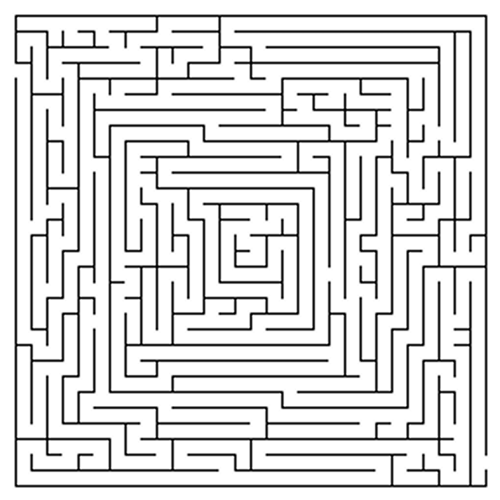 Hard Mazes Best Coloring Pages For Kids Mazes To Print Medium 