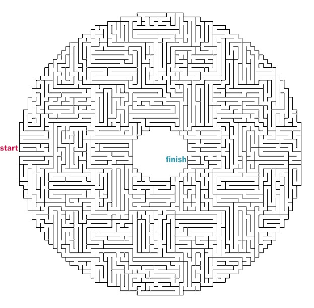 Printable Mazes for Adults