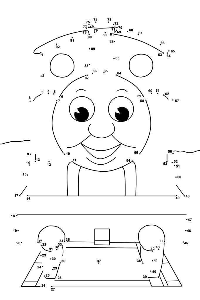 Thomas Dot to Dot Printables