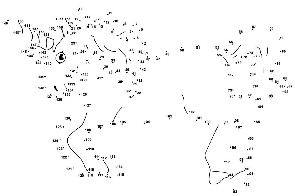 Unicorn Dot to Dot Printable