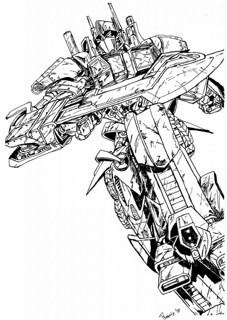 Optimus Prime Coloring Pages Best Coloring Pages For Kids