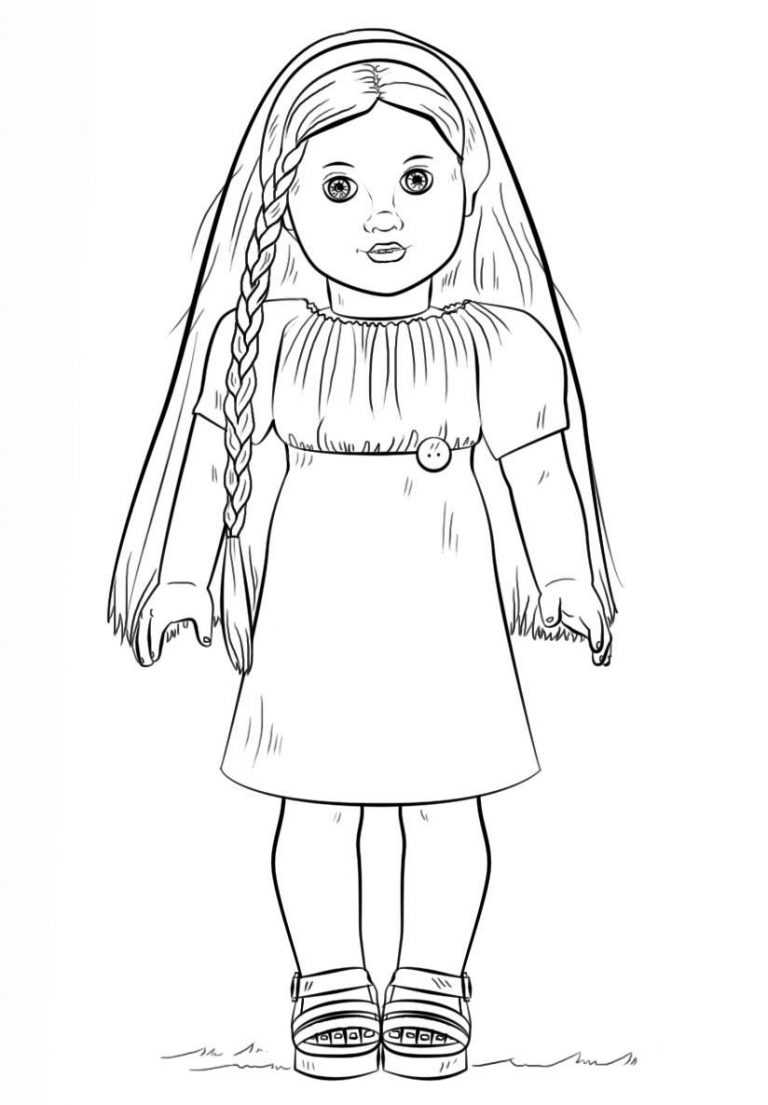 American Girl Coloring Pages - Best Coloring Pages For Kids