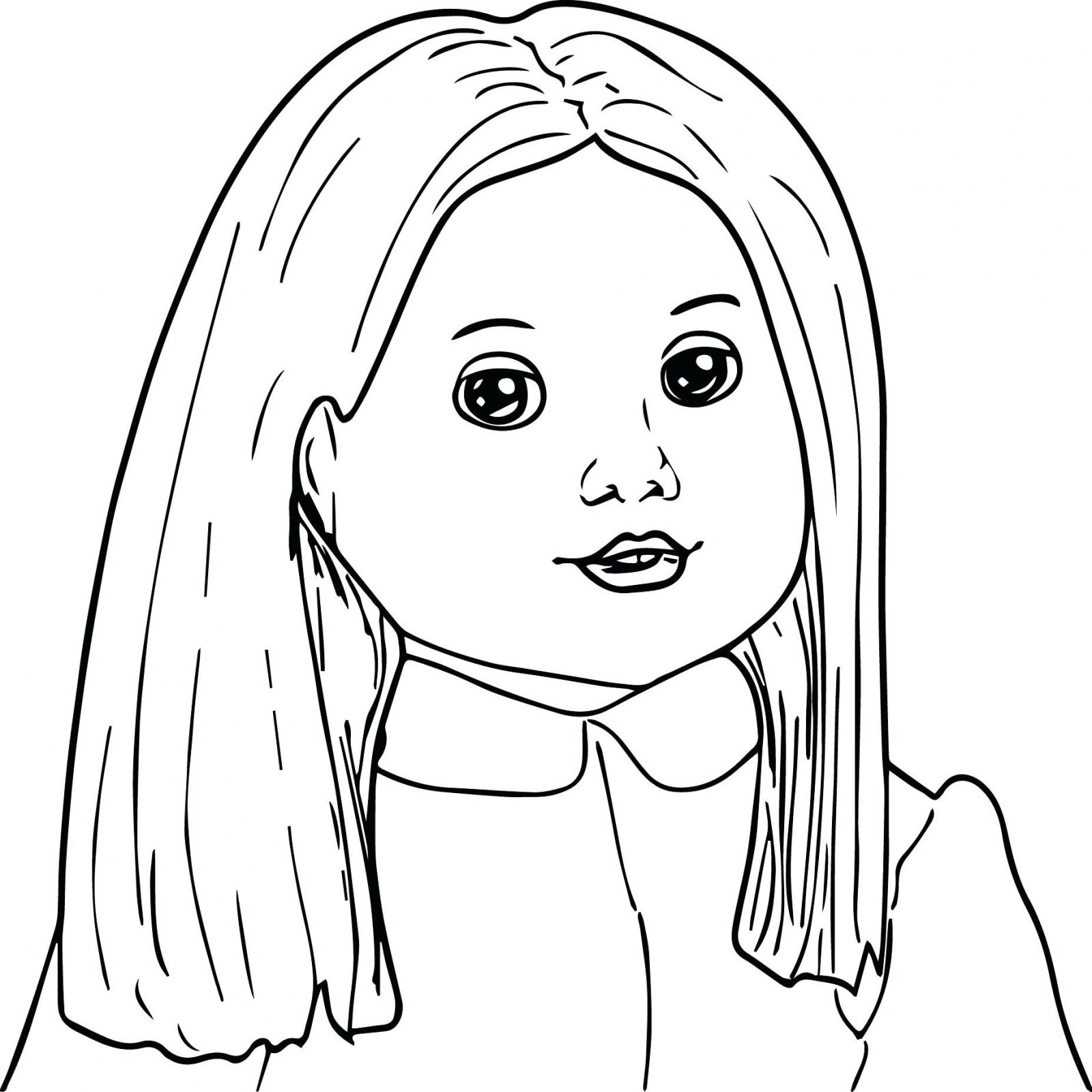 My Cup Overflows: American Girl Coloring Pages