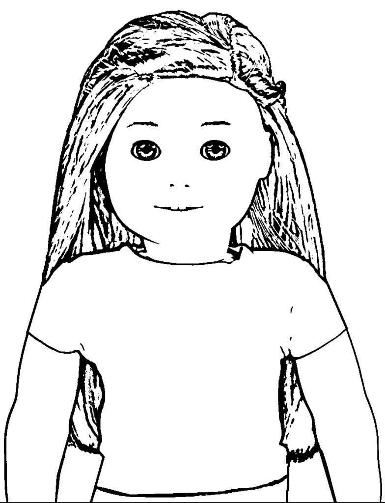 American Girl Doll Coloring Pages