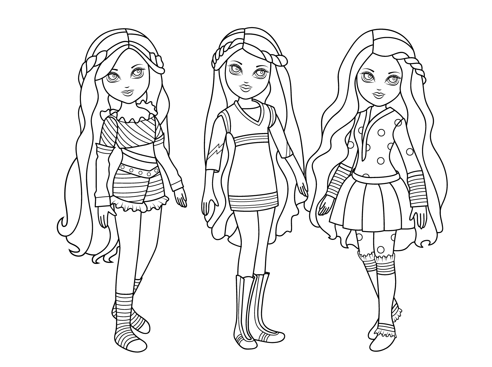 My Cup Overflows: American Girl Coloring Pages