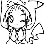 Anime Cute Coloring Page