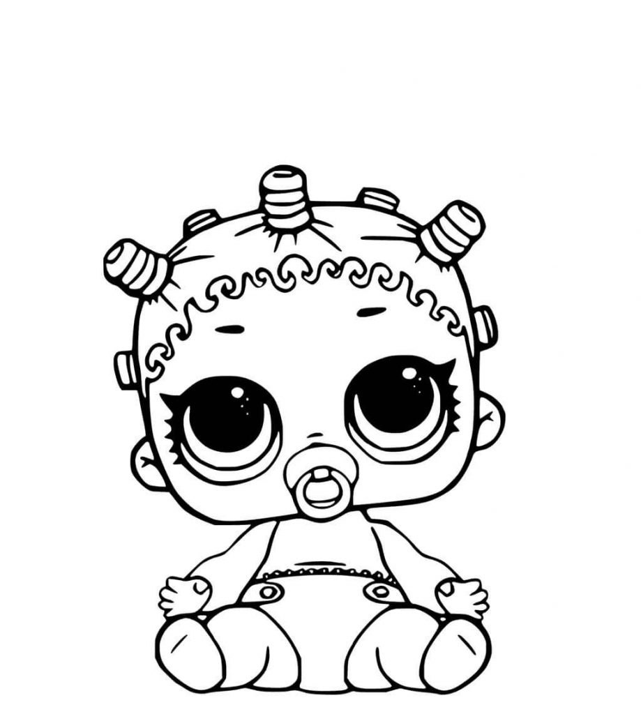Baby Lol Dolls Coloring Page Surprise