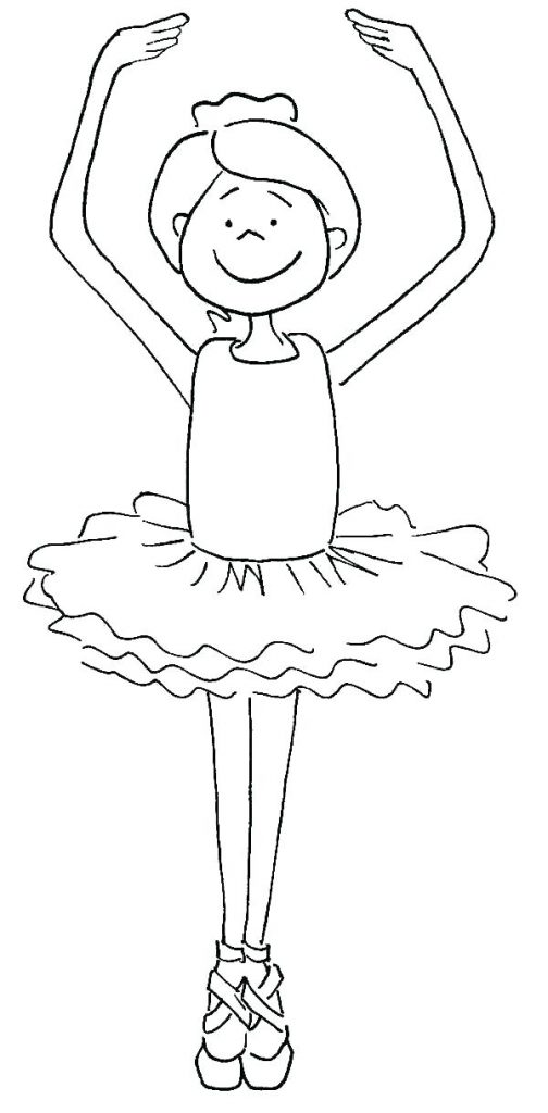 Ballet Dancer Coloring Pages