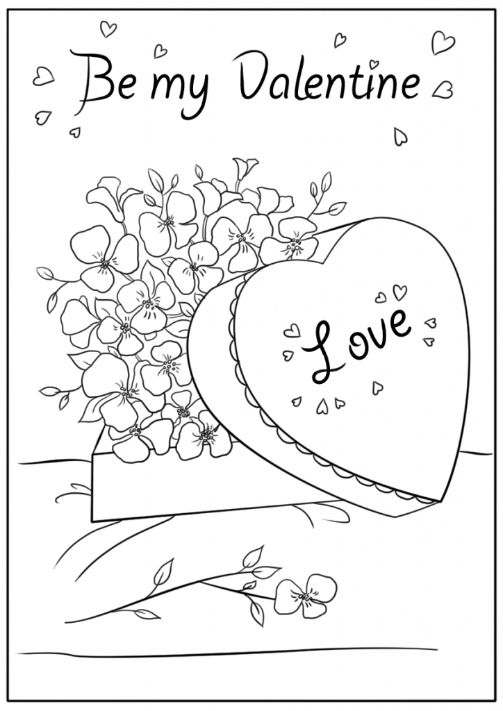 Printable Valentines Day Cards - Best Coloring Pages For Kids