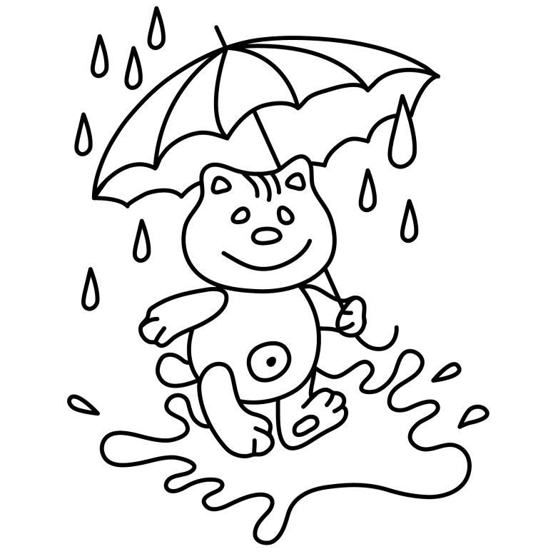 Umbrella Coloring Pages - Best Coloring Pages For Kids