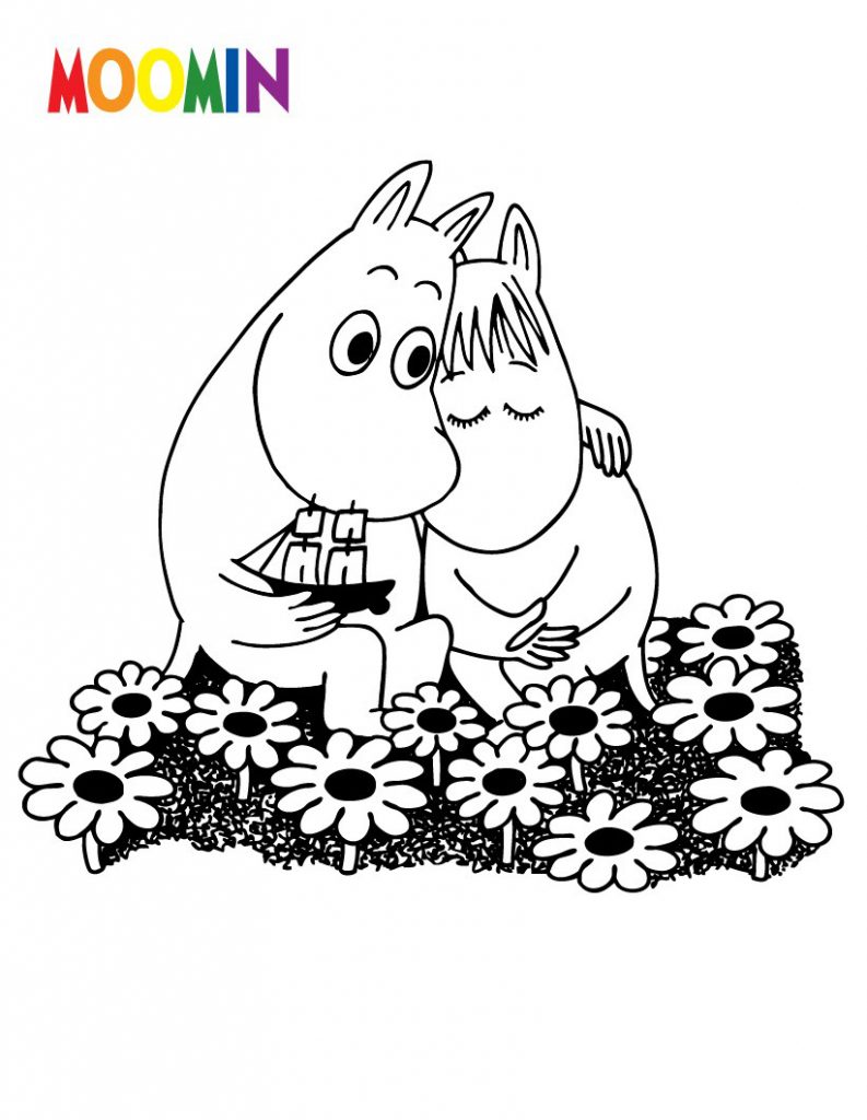 Cartoon Coloring Pages - Moomin