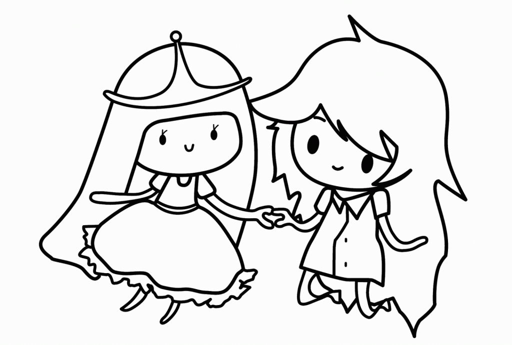 Cartoon Coloring Pages Princess