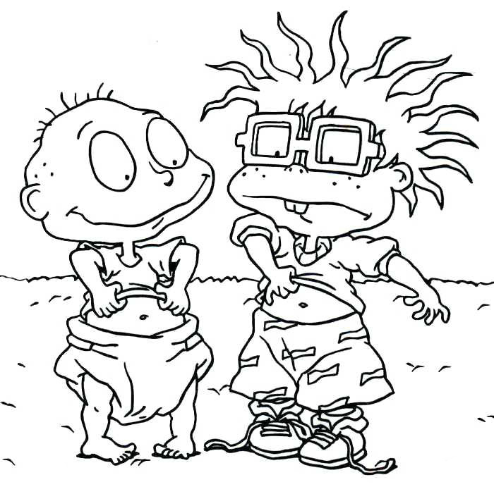 Cartoon Coloring Pages Rugrats