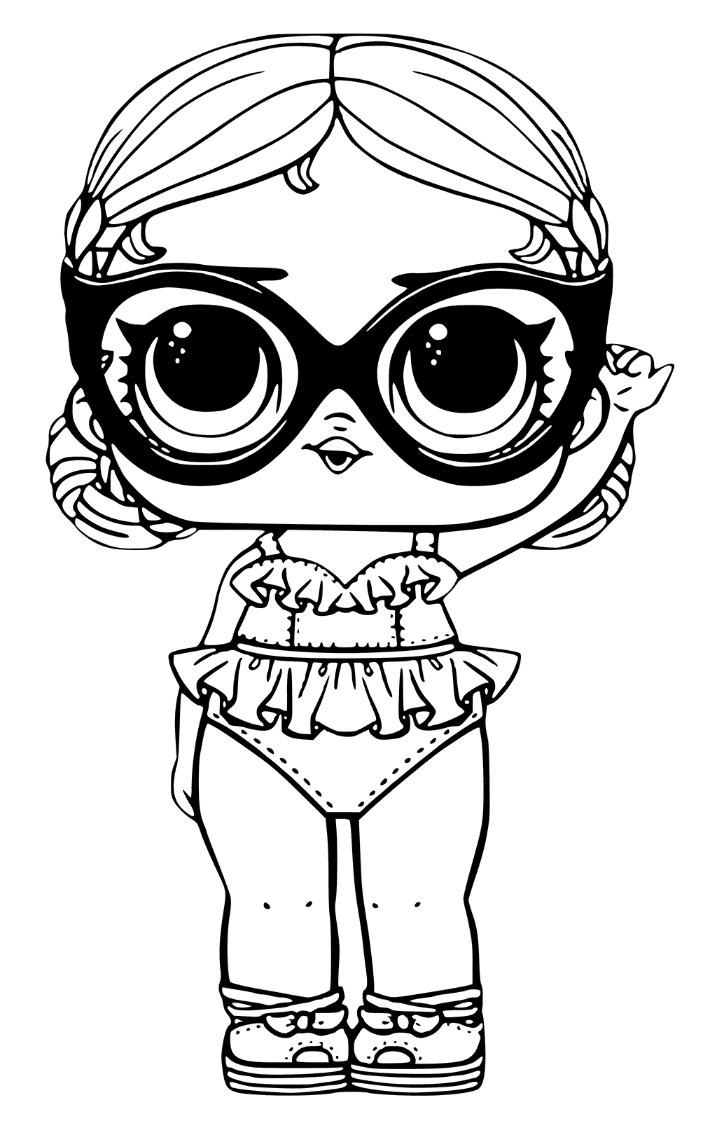 Featured image of post Lol Doll Colouring Pages Lol doll coloring pages color easy for drawing