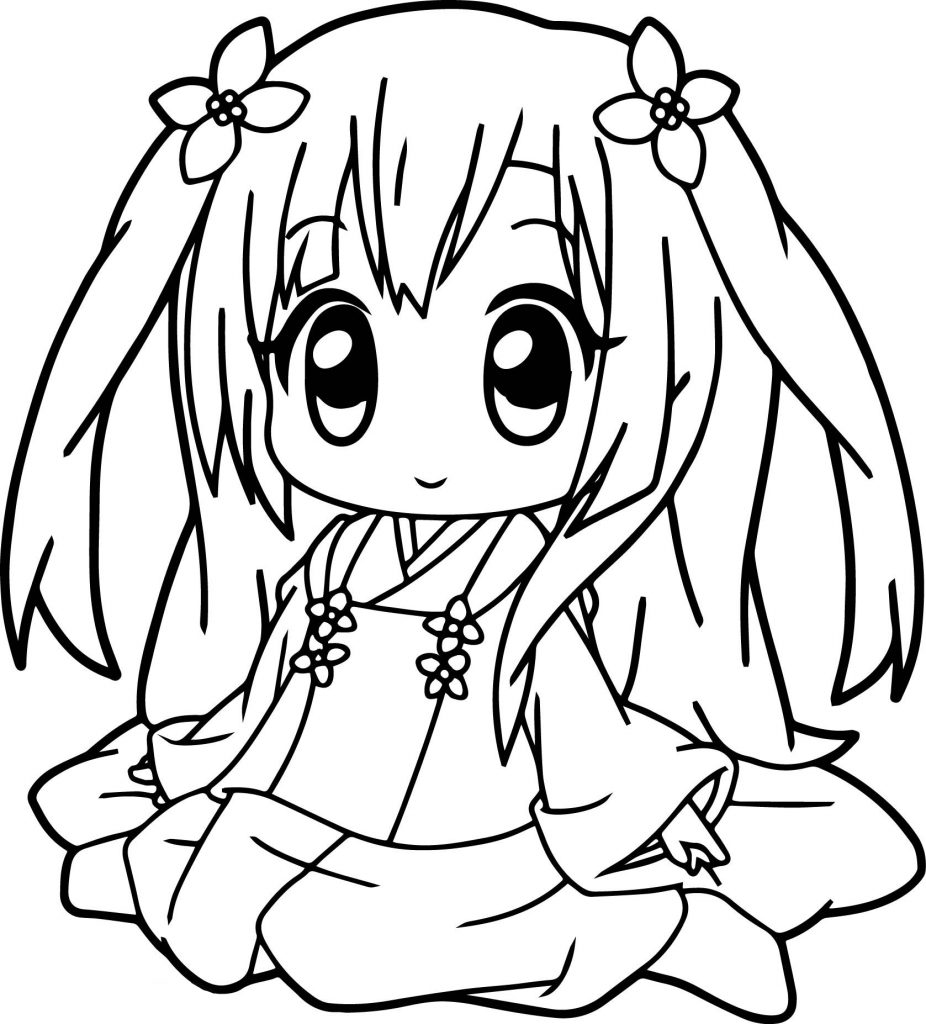 Cute Coloring Pages Anime