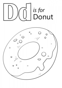 Donut Coloring Pages - Best Coloring Pages For Kids
