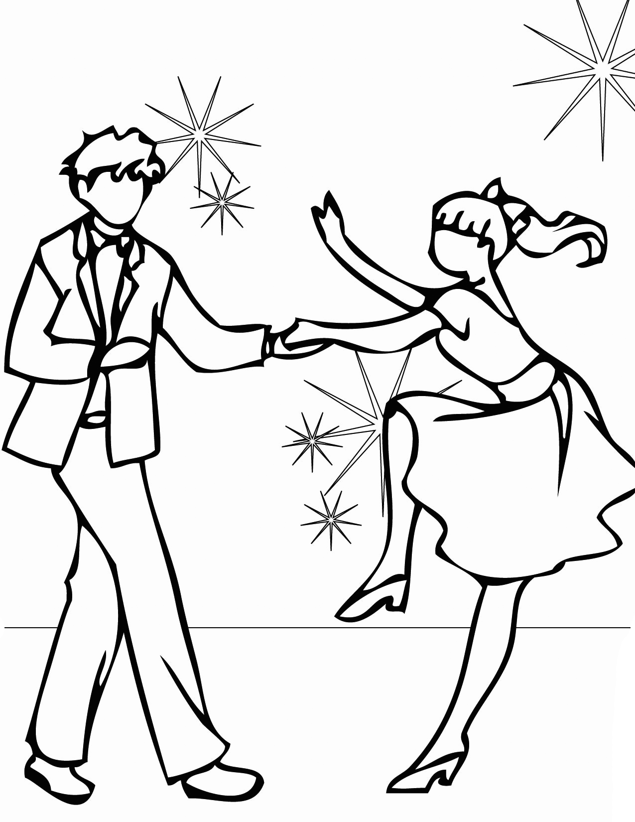 Dance Coloring Pages - Best Coloring Pages For Kids