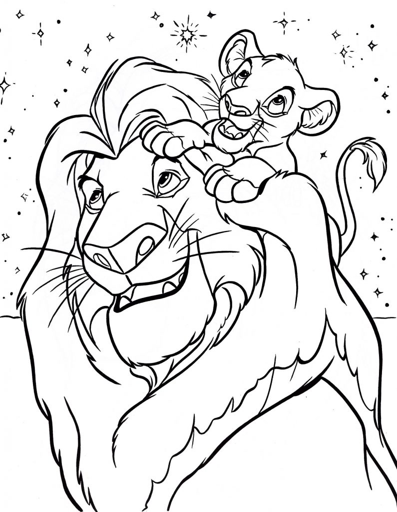 Disney Coloring Pages Lion King