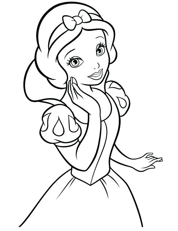 Disney Coloring Pages - Snow White