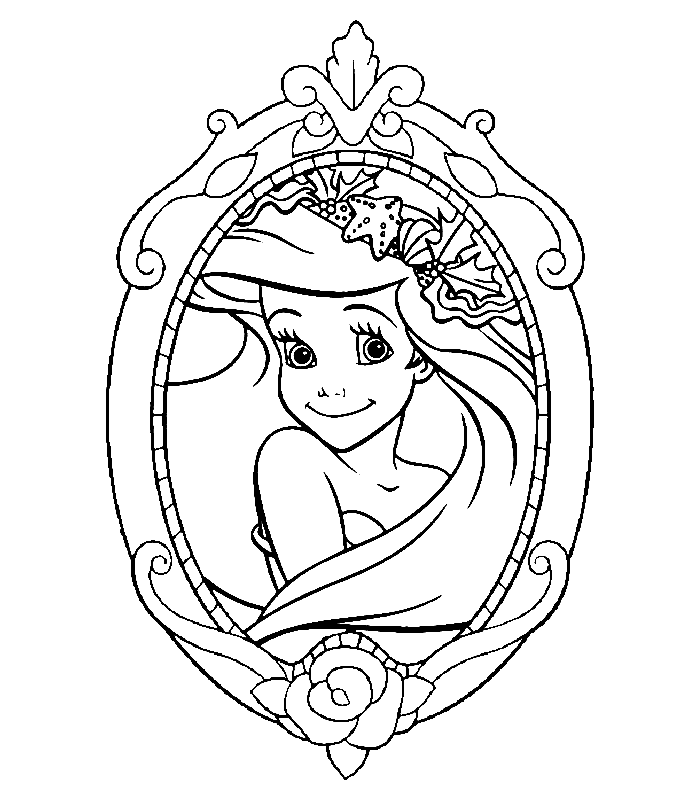 Disney Princess Ariel Coloring
