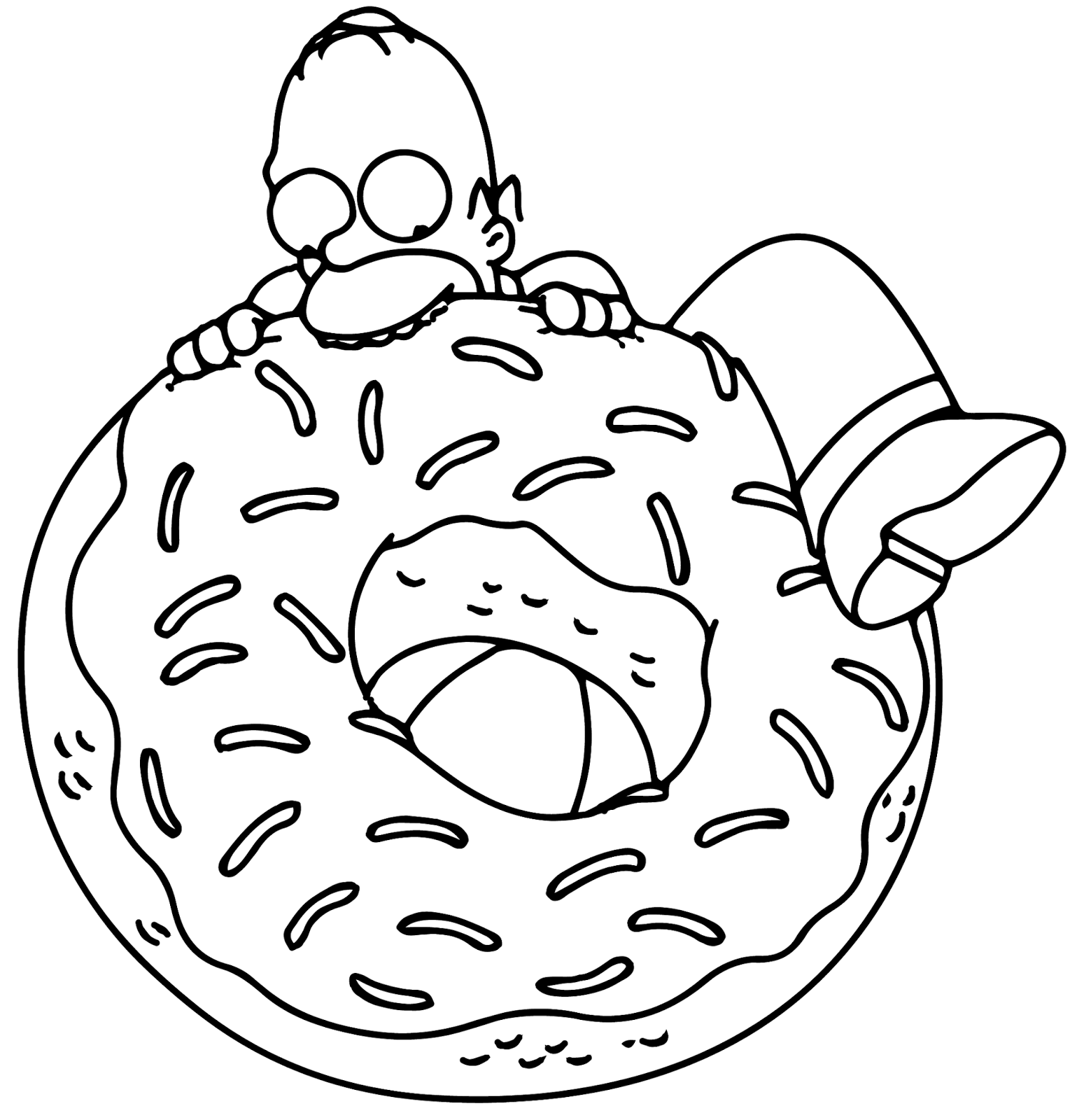 Donut Coloring Pages - Best Coloring Pages For Kids