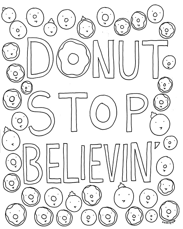 Download Donut Coloring Pages - Best Coloring Pages For Kids