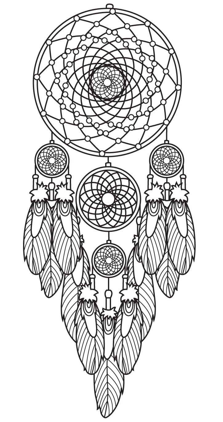 Dream Catcher Coloring Pages - Best Coloring Pages For Kids