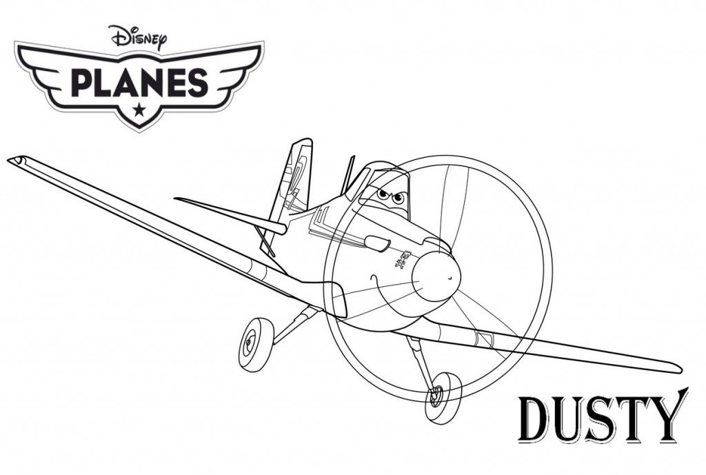 Dusty - Planes Coloring Pages