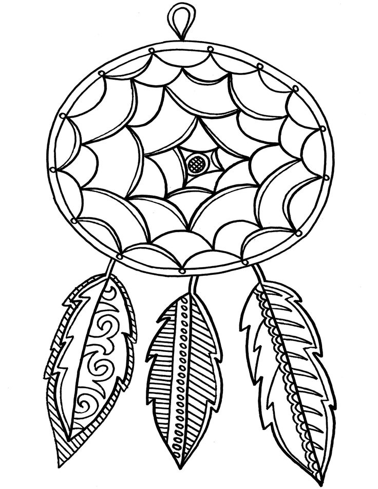 Dream Catcher Coloring Pages - Best Coloring Pages For Kids