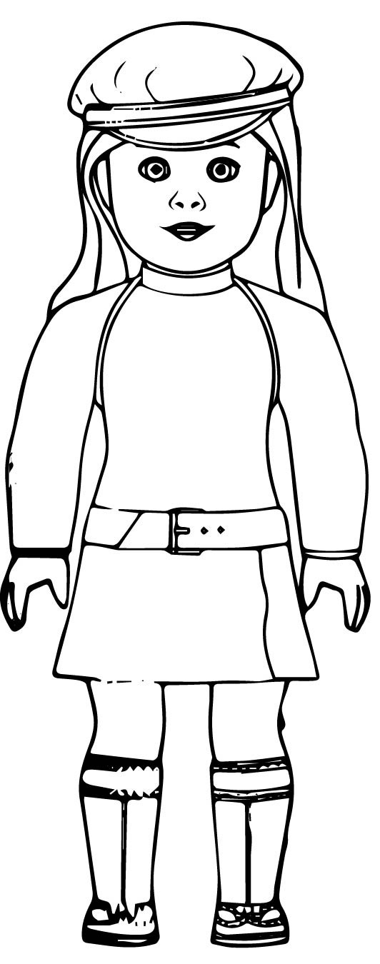 American Girl Coloring Pages 5