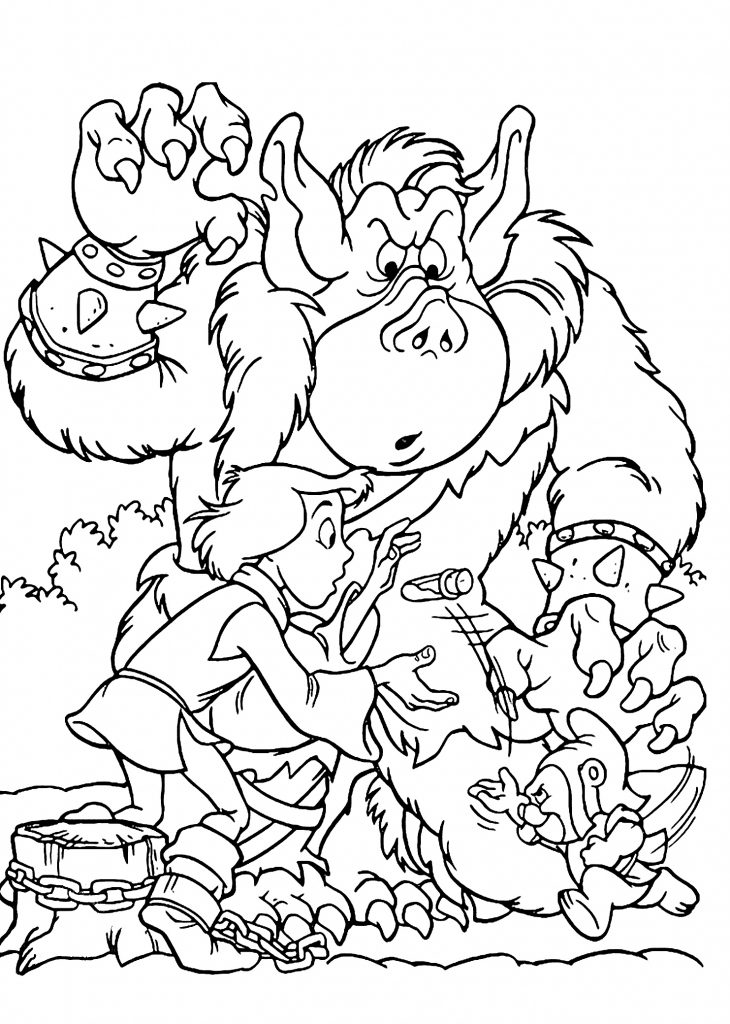 Free Cartoon Coloring Pages
