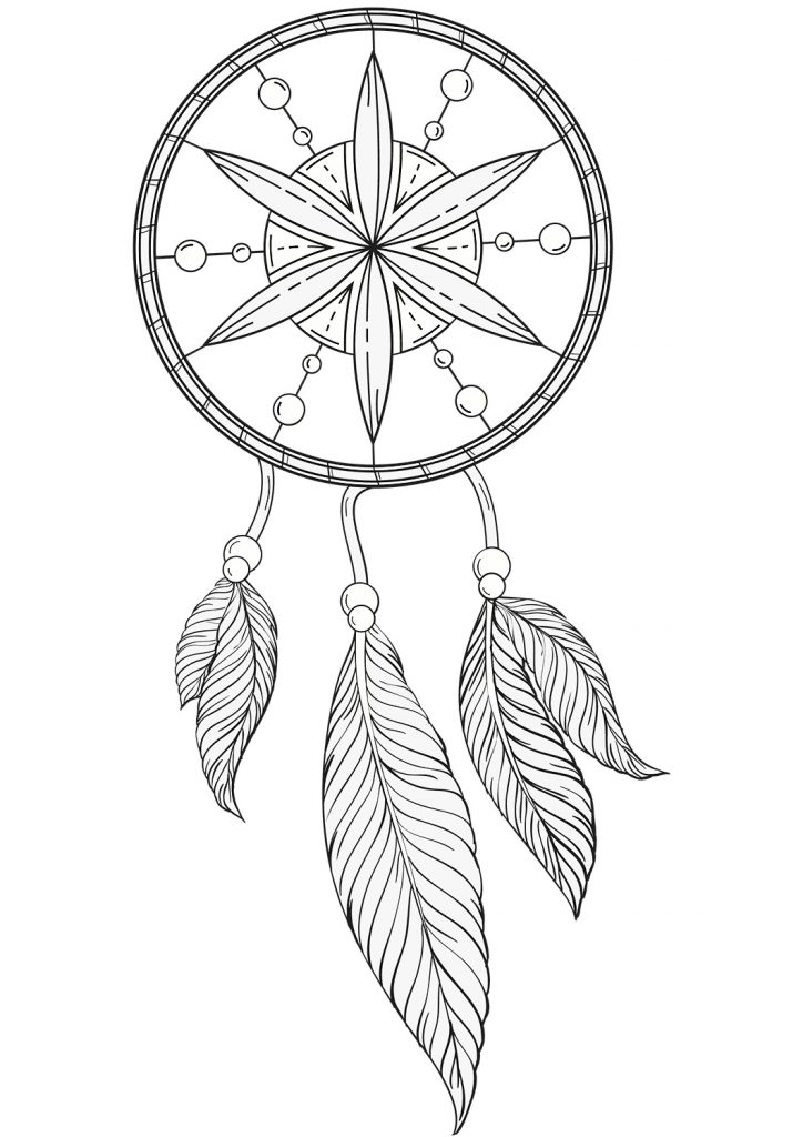 Free dream Catcher Coloring Pages