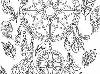 Free Dream Catcher Coloring Pages