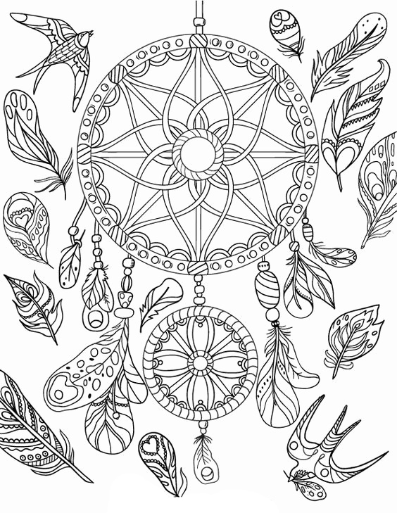 Download Dream Catcher Coloring Pages Best Coloring Pages For Kids