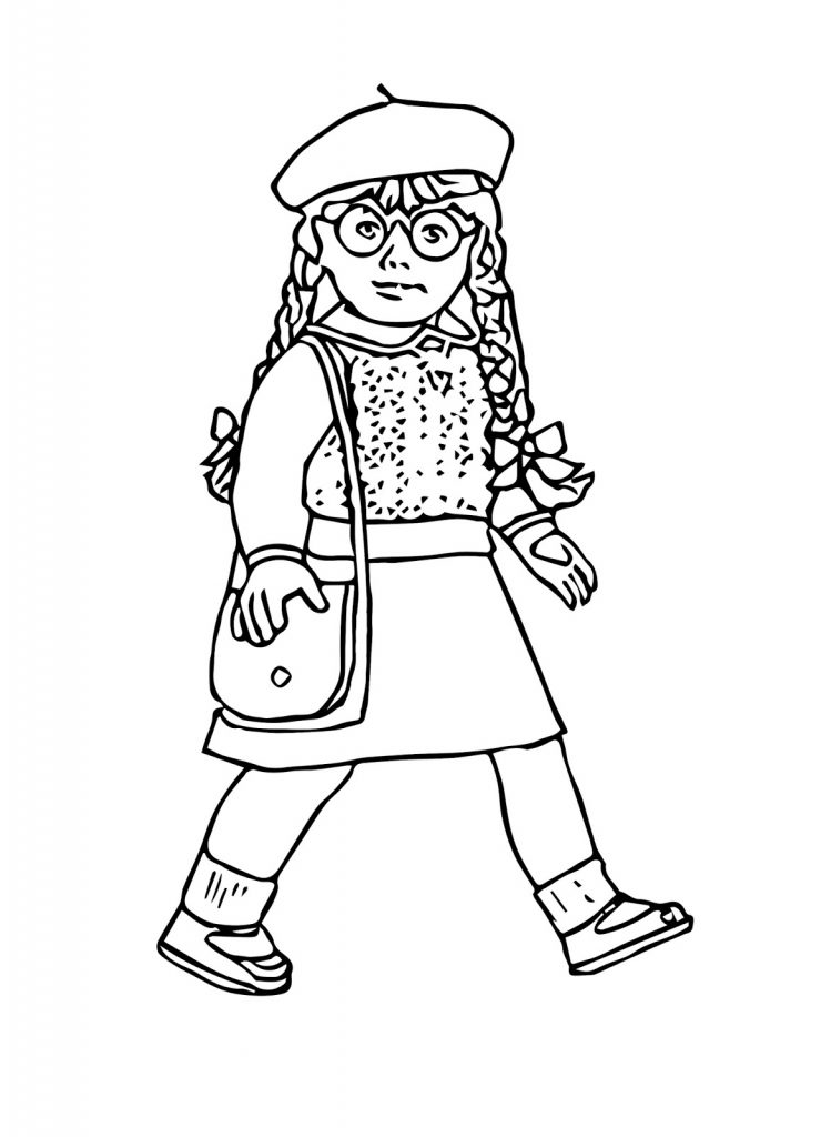 Free Girl Doll Coloring Pages